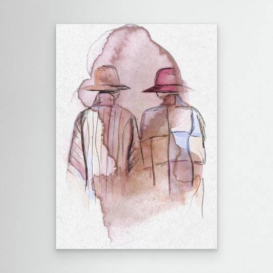 Kunstdruck "Einsame Zweisamkeit"